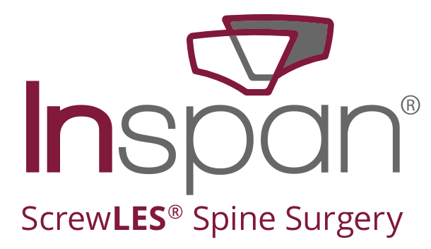 The ScrewLES® Spine surgery solution. Inspan is a revolutionary interspinous fixation and interlaminar distraction decompression technique for lumbar spine fusion. The ScrewLES® Spine surgery solution. Inspan is a revolutionary interspinous fixation and interlaminar distraction decompression technique for lumbar spine fusion.